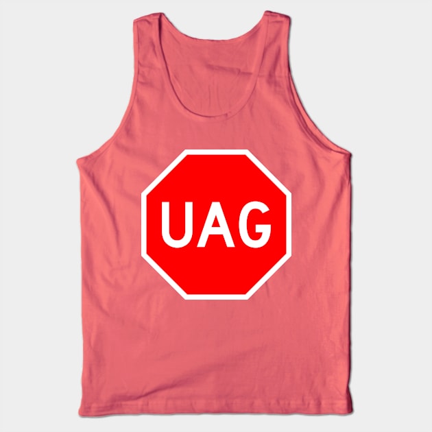 Stop Codon Sign RNA UAG Tank Top by mwcannon